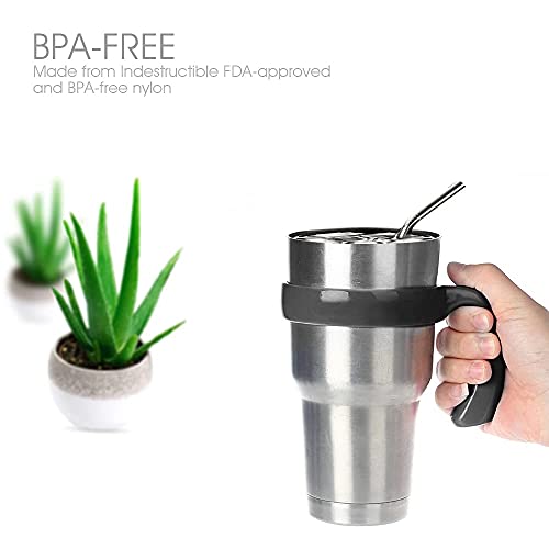 Black Anti Slip Tumbler Handle for 30oz Stainless Steel Tumblers L621