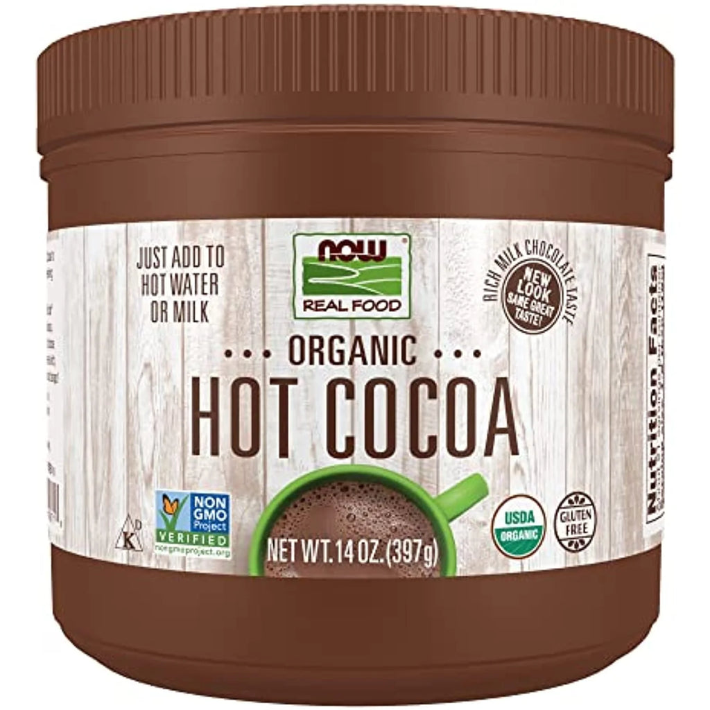Organic Hot Cocoa, Instant, Milk Chocolate, Low-Fat, Gluten-Free, 14-Ounce I2187