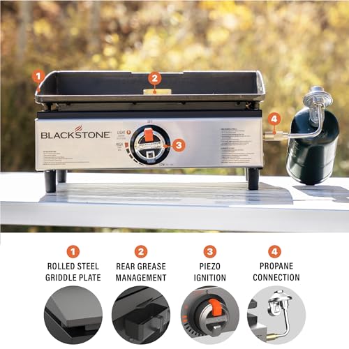 17” Tabletop Propane Gas Griddle S159114