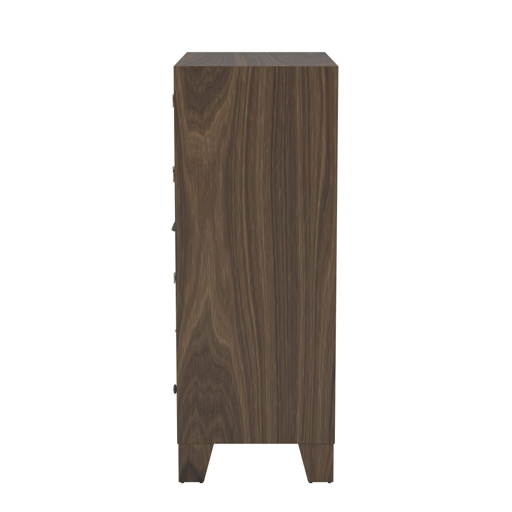 Rustic Walnut Solid Wood Chest I28333