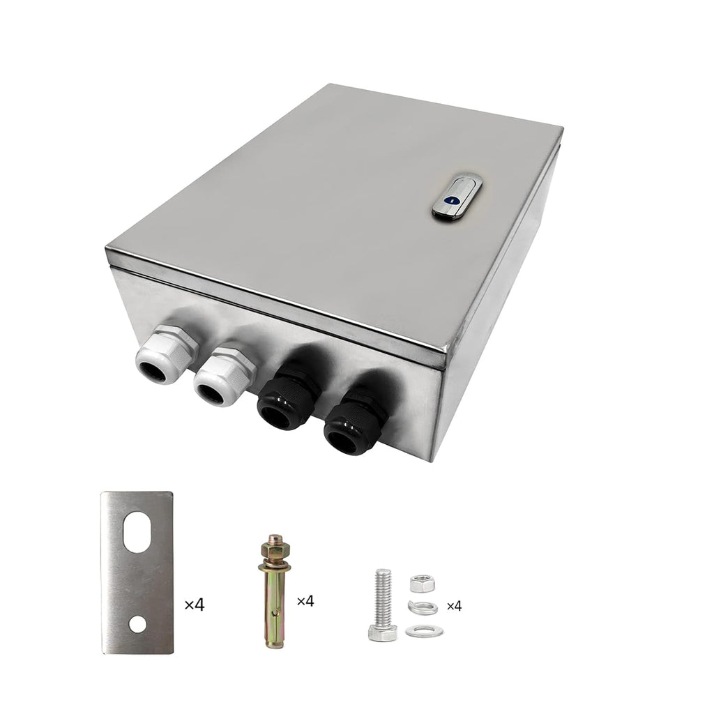 304 Stainless Steel IP65 Waterproof Junction Box with Lock X889105