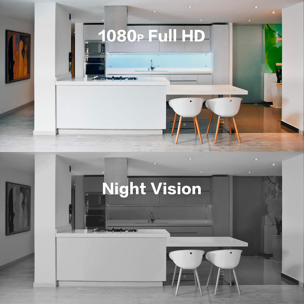 1080P HD Indoor Security Camera with Night Vision B68742