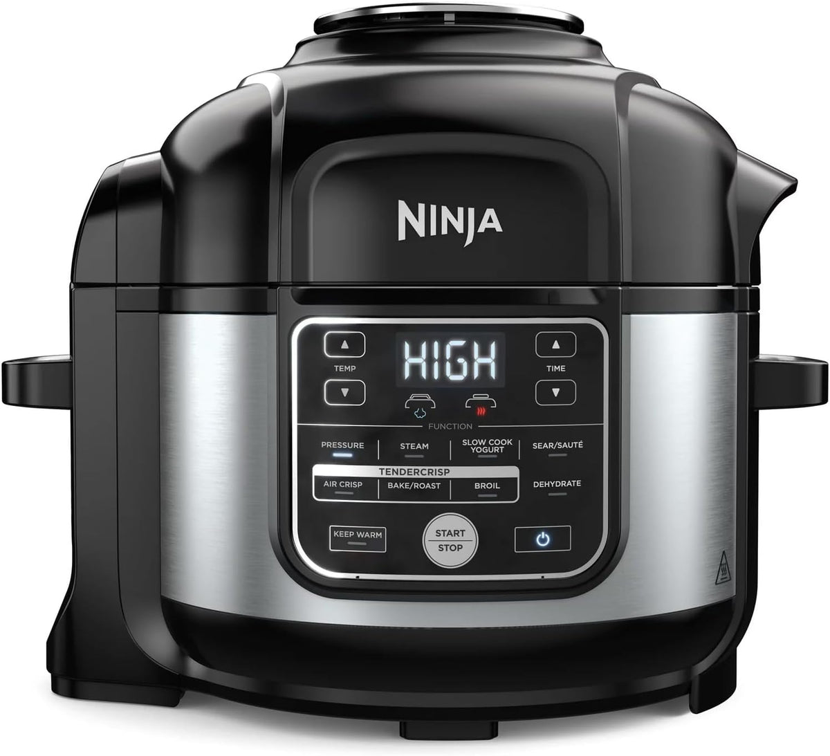 10-in-1 6.5-Quart Pro Pressure Cooker Air Fryer Multicooker, Stainless F2550