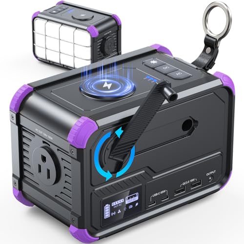 Portable Power Station 153Wh 120V 150W AC Outlet Lithium Battery Power Bank G2100