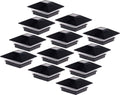 4 x 4 Solar LED Fence Post Cap Light 12 Pack Black E778