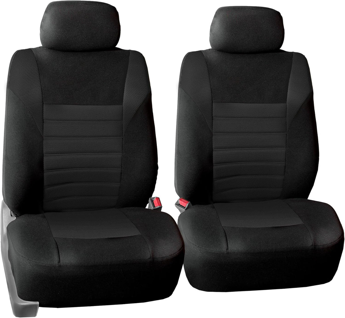3D Air Mesh Fabric Seat Covers with Removable Headrests J129