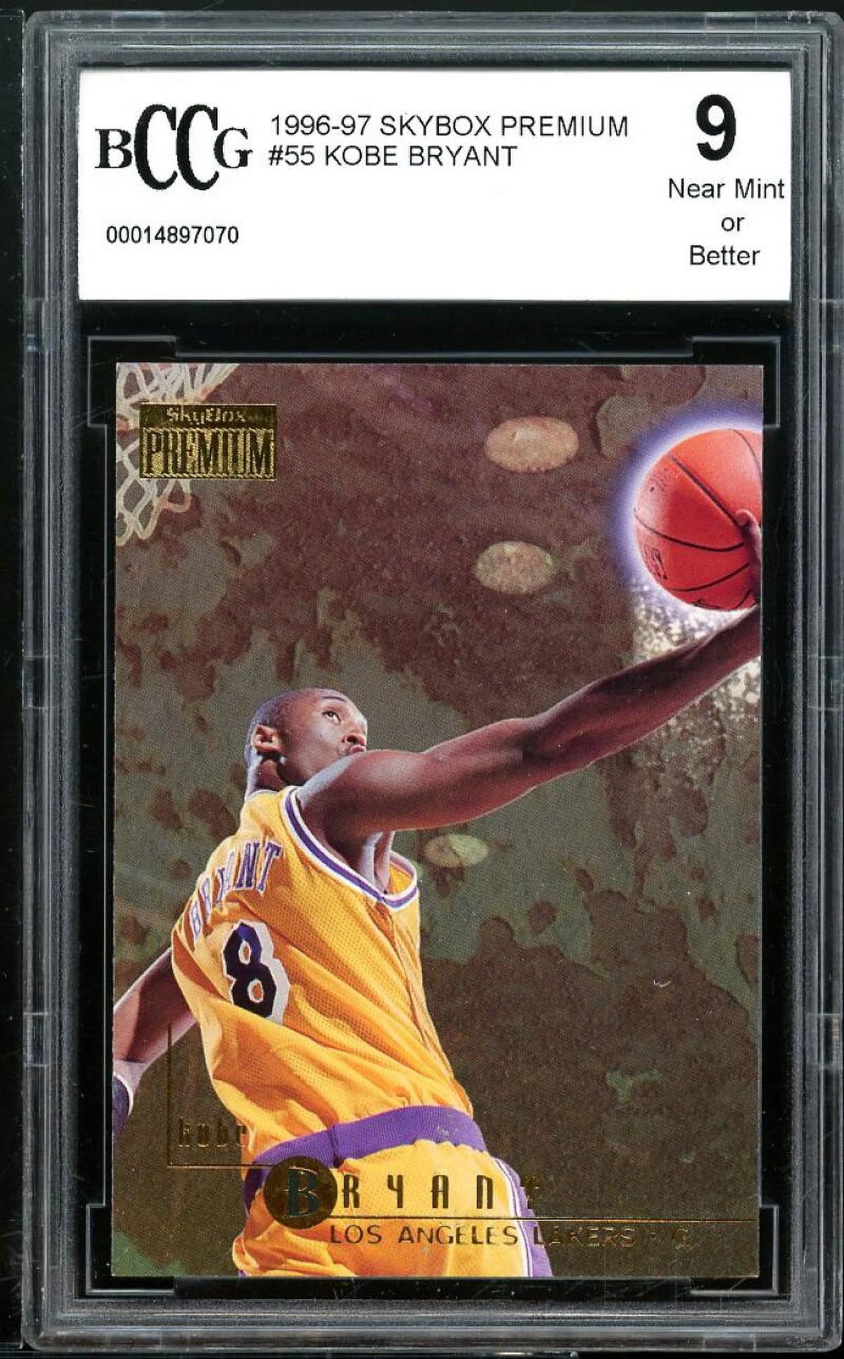 #55 Kobe Bryant Rookie Card BGS BCCG 9 Y86504