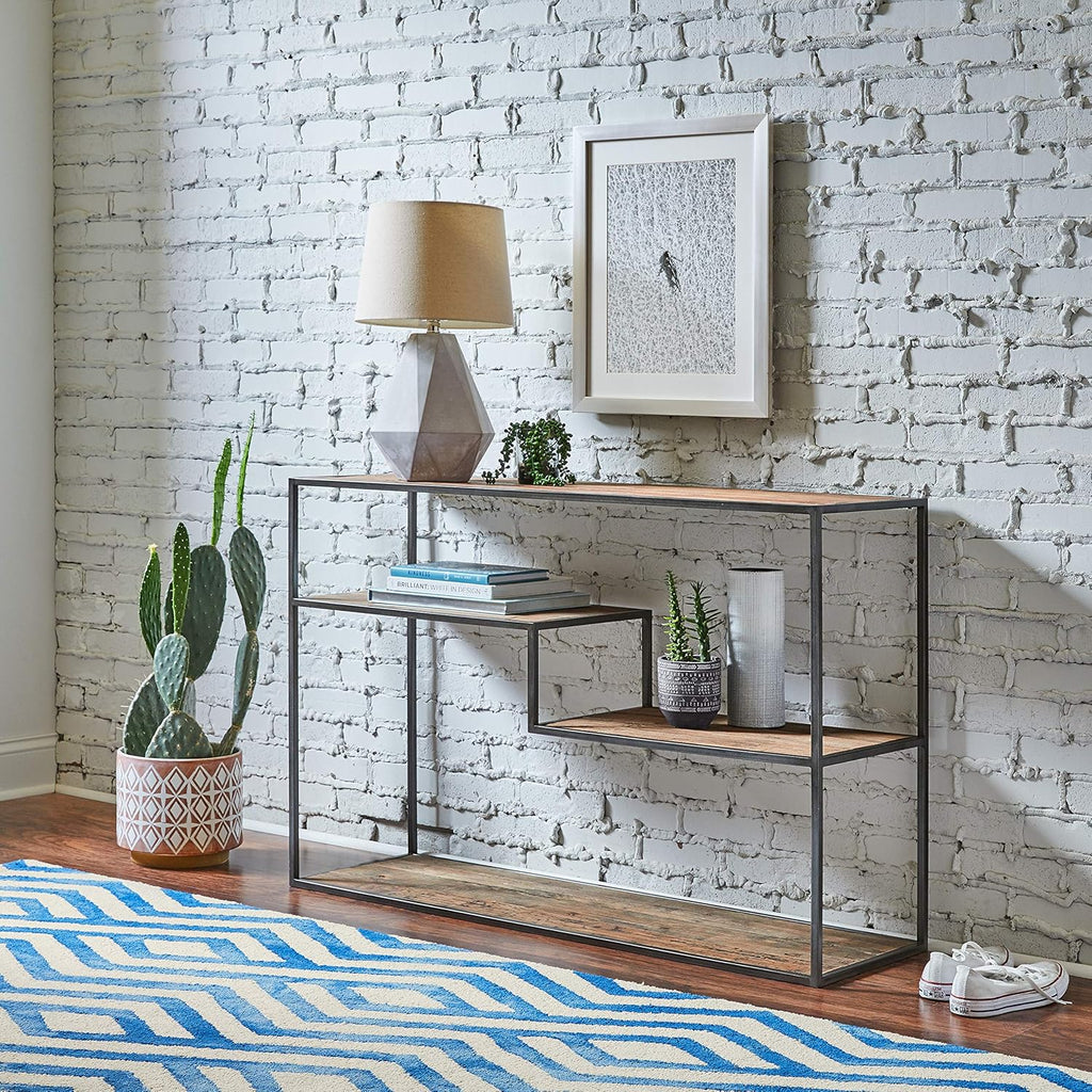 Mid-Century Modern Wood and Metal Bookcase F686248