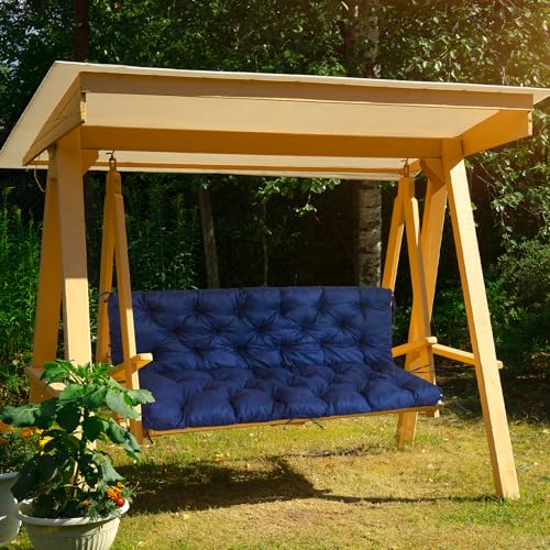 Outdoor Bench Cushion with Backrest and Ties V77019