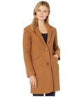 Dark Camel Boucle Coat N580