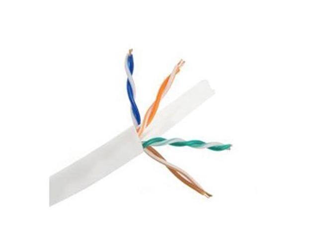 Cat6 23AWG Ethernet Network Cable 1000 ft White X7444