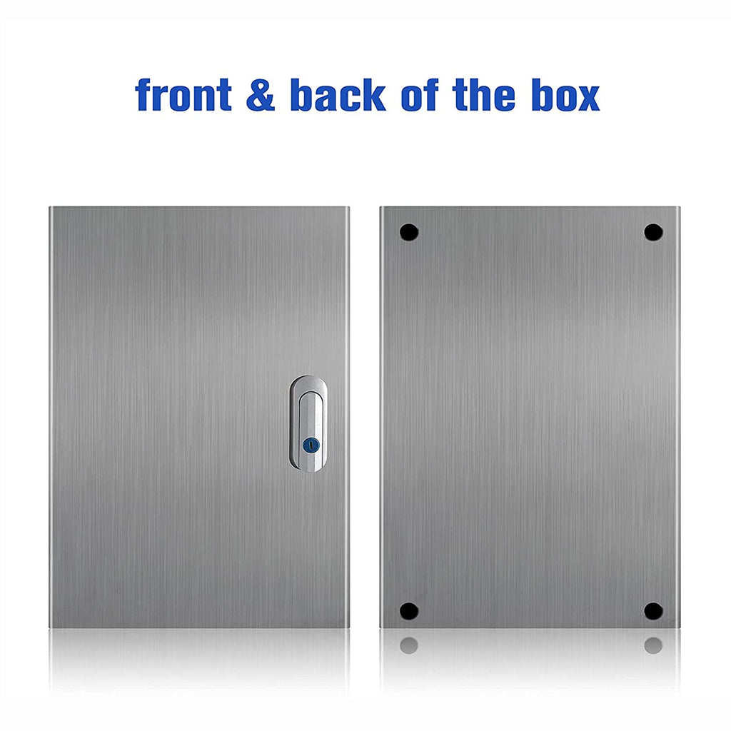 304 Stainless Steel IP65 Waterproof Junction Box with Lock X889105