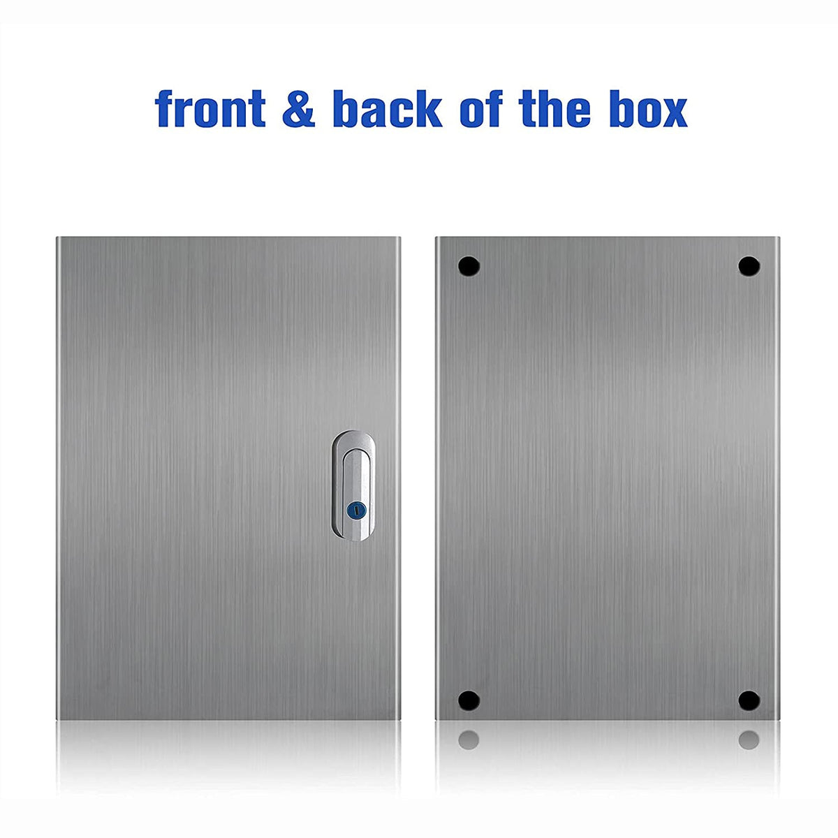 304 Stainless Steel IP65 Waterproof Junction Box with Lock X889105