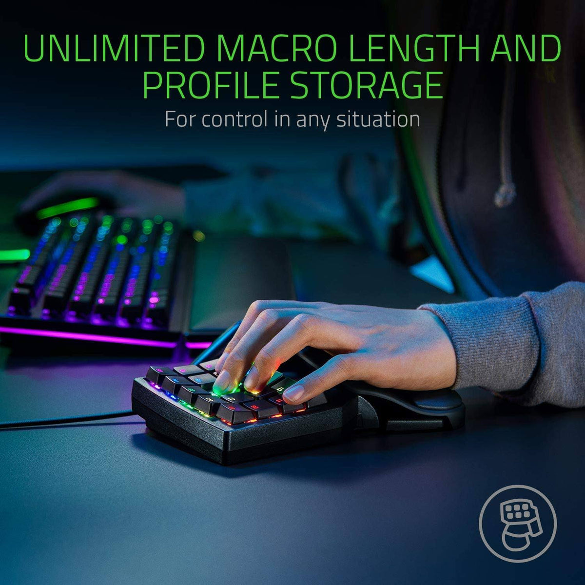 Black Analog Gaming Keypad E5659