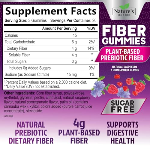 120 Gummies Berry Flavor Fiber Gummies L933