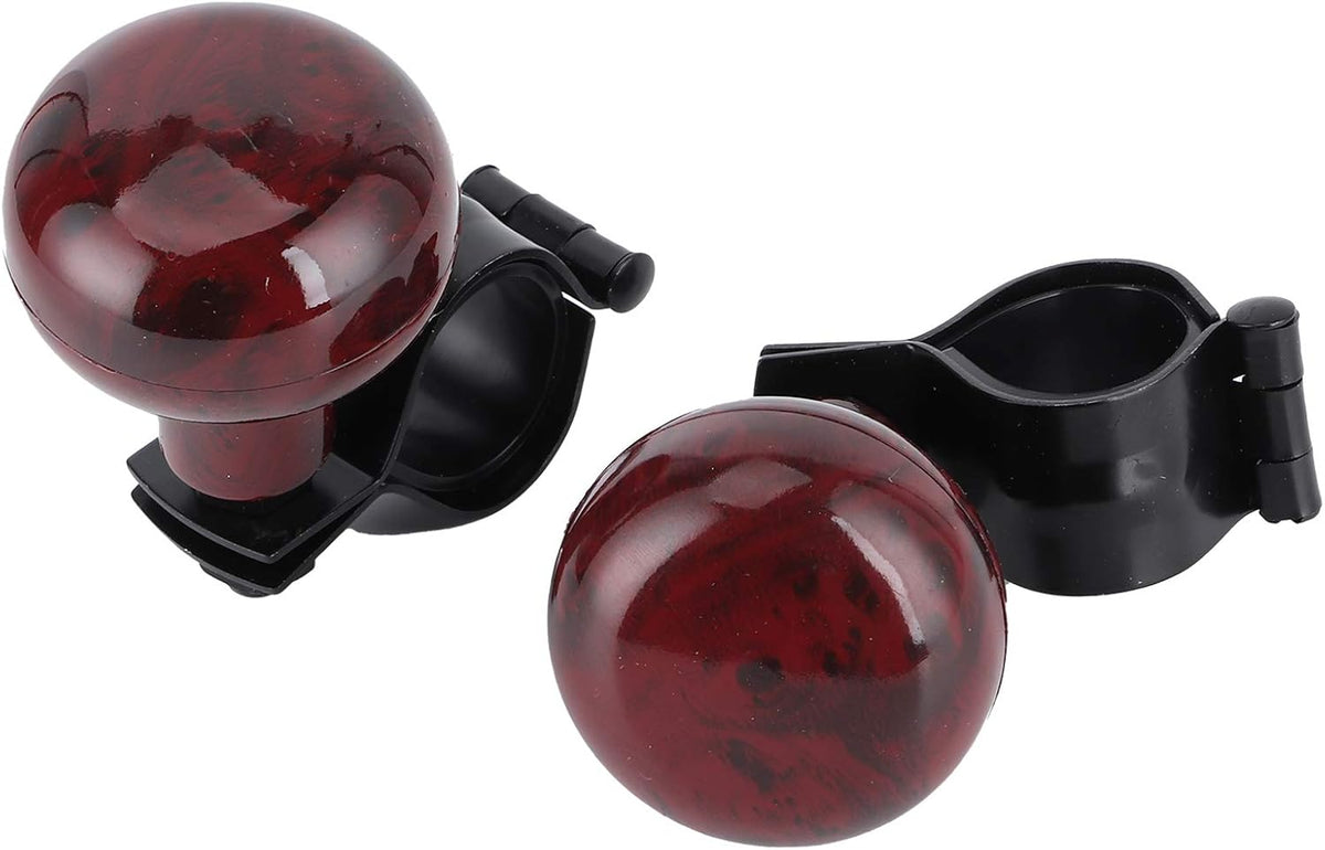 Mahogany Woodgrain Steering Wheel Spinner Knob F663