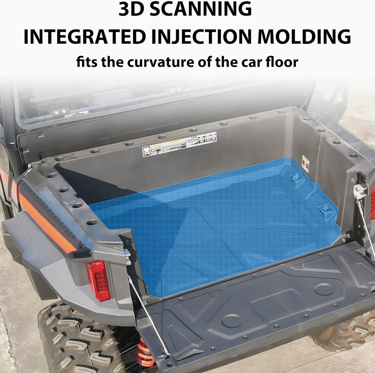 Rubber TPE Rear Cargo Bed Mat G427