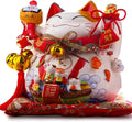 Large Size Ceramic Maneki Neko Lucky Cat I71492