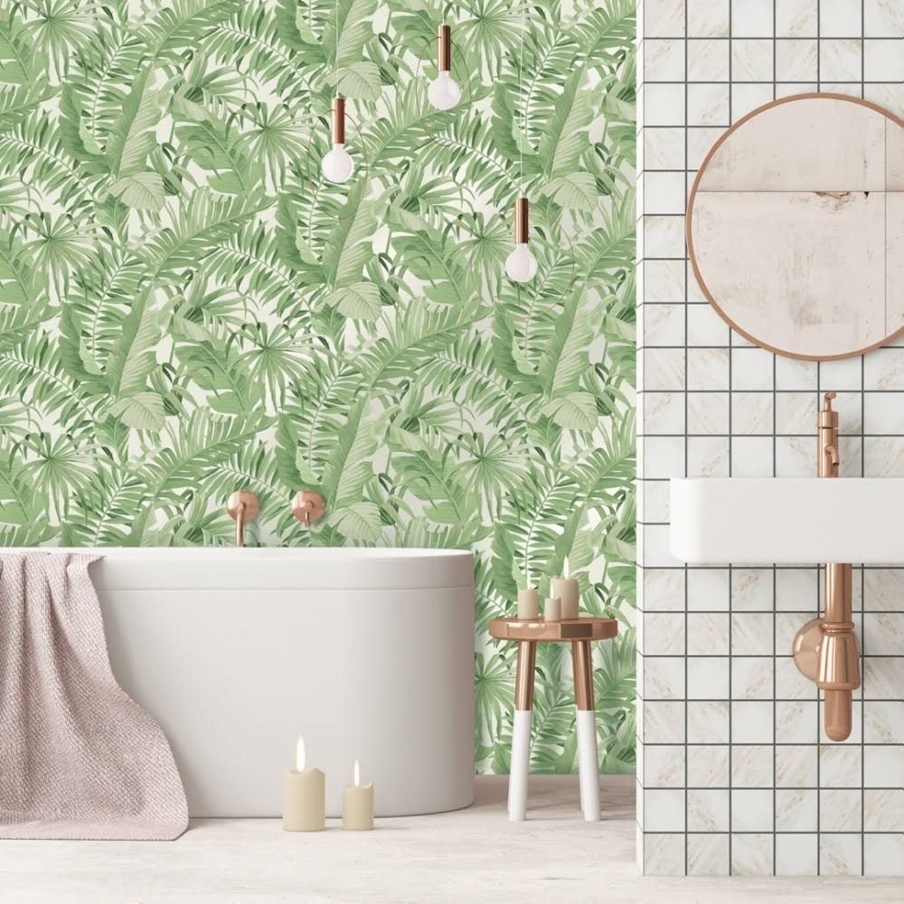 Tropical Wallpaper Green E129945