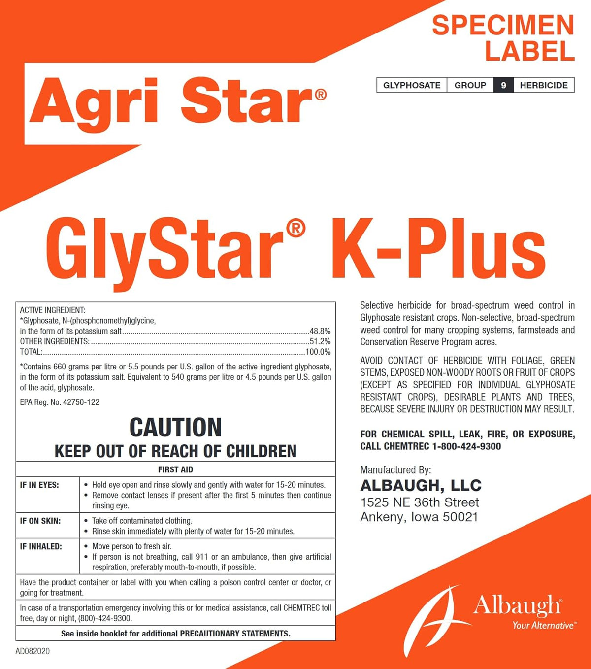 2.5 Gallons Glyphosate Concentrate with Surfactant E1379