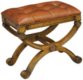 Brown Leather Stool H643721