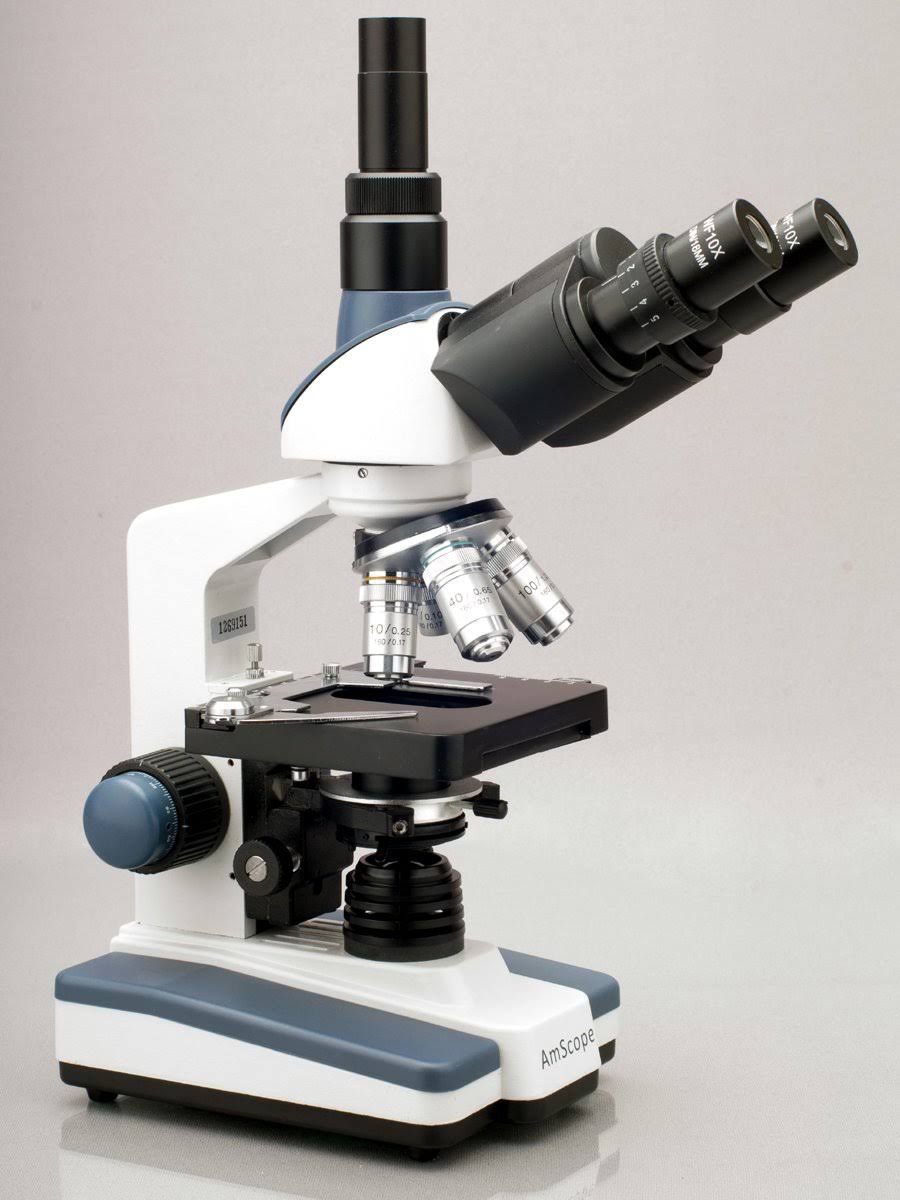 2000X LED Trinocular Compound Microscope with 3D Mechanical Stage and 5MP Camera O750133