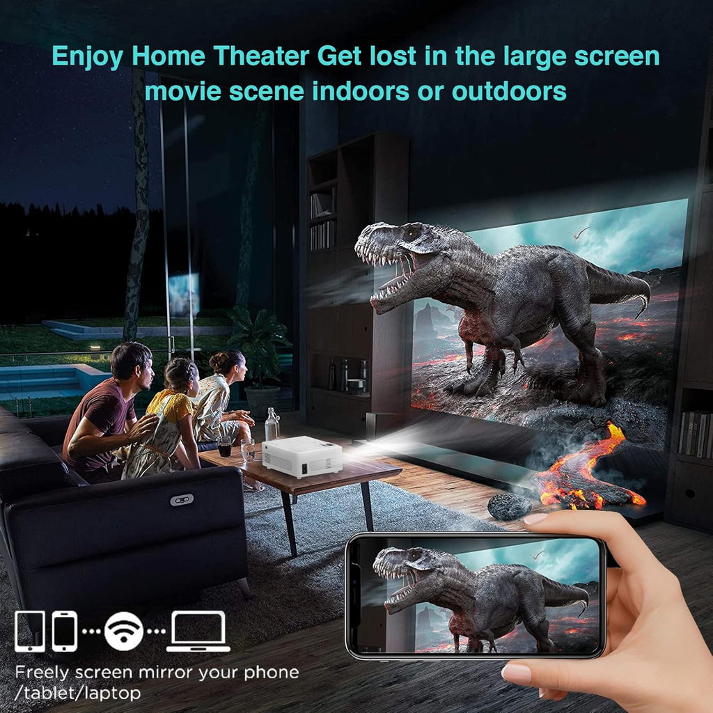 7500 Lumens WiFi Mini Projector with Tripod R247