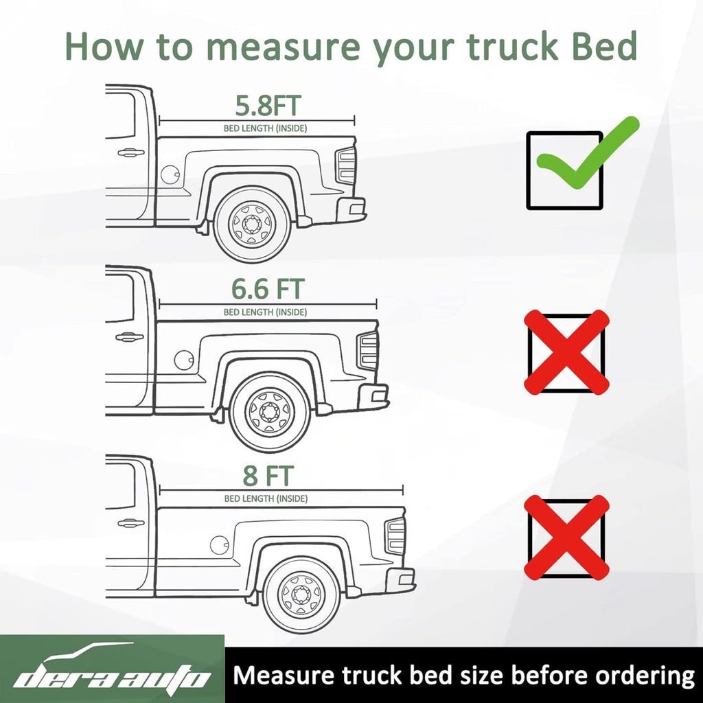 Hard Tri-Fold Truck Bed Tonneau Cover Q909