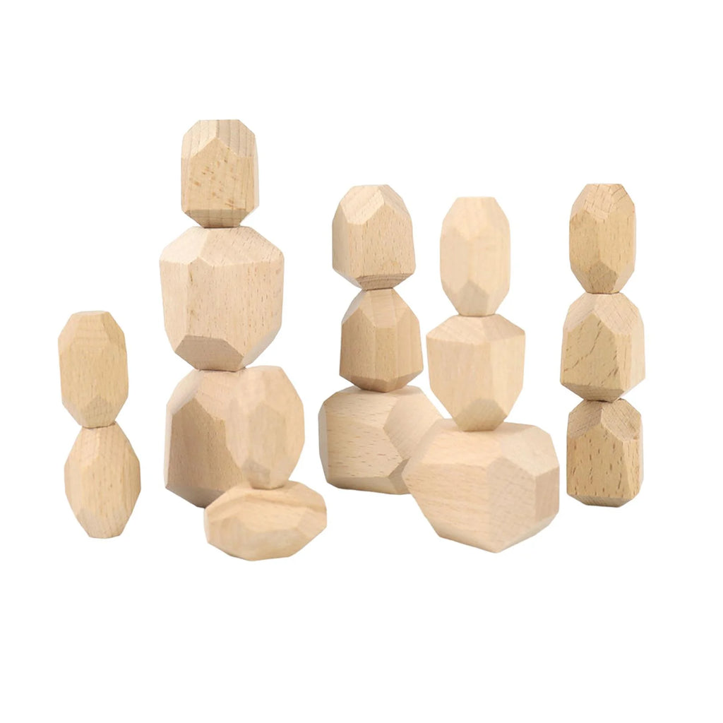 Wooden Stacking Stones Building Blocks N443608