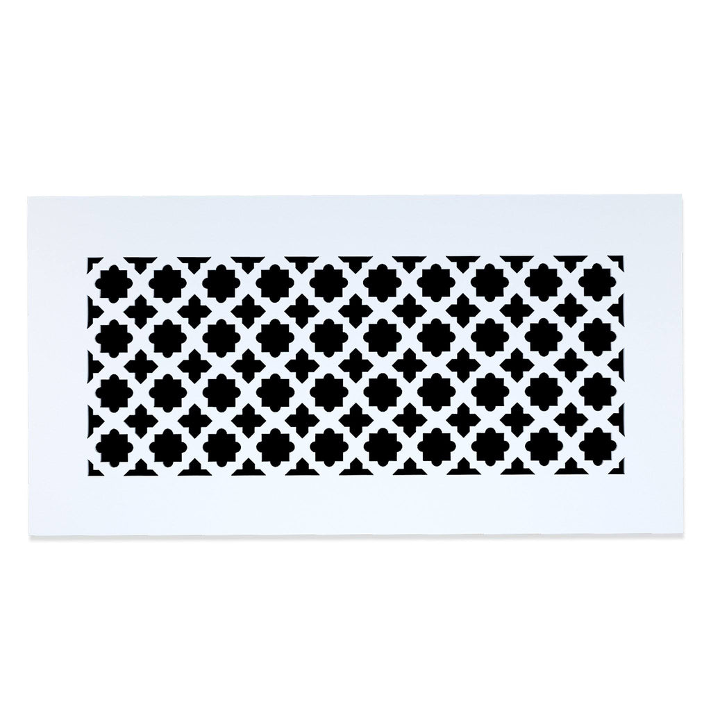 White Acrylic Air Vent Cover Grille 14x22 Duct Opening Z531340
