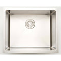 16-in. Chrome Kitchen Sink with Stainless Steel Finish 18 Gauge Y131