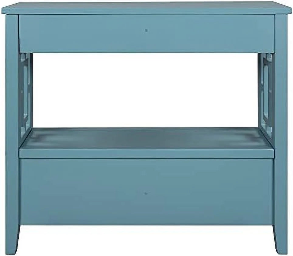 Modern Wood Console Table with 4 Drawers and 1 Shelves U509