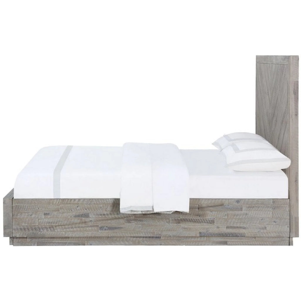 Solid Wood California King Storage Panel Bed X800175