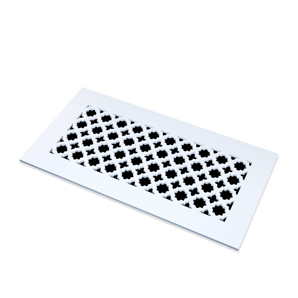 White Acrylic Air Vent Cover Grille 14x22 Duct Opening Z531340