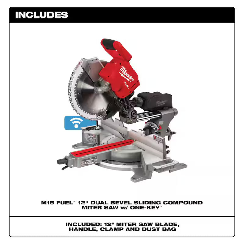 18V Lithium-Ion Brushless Cordless 12 in. Dual Bevel Sliding Compound Miter Saw X4291