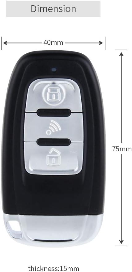 PKE Passive Keyless Entry Car Alarm System Remote Start Push Start Stop Button F42405