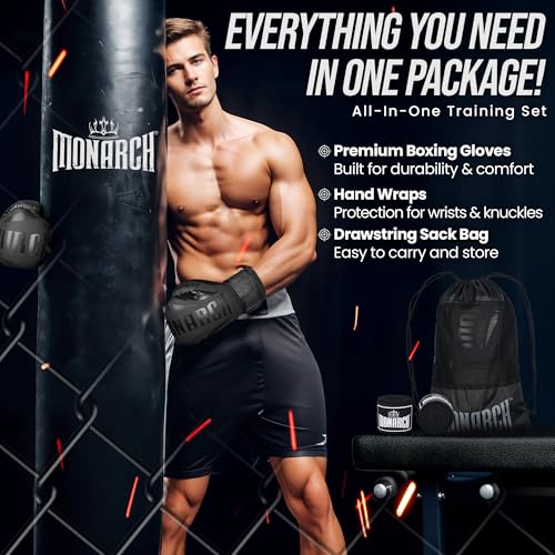 Boxing Gloves with Hand Wraps 8-16 OZ B854769
