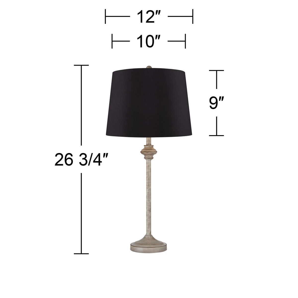 Set of 2 Beige Wood Table Lamps I70822