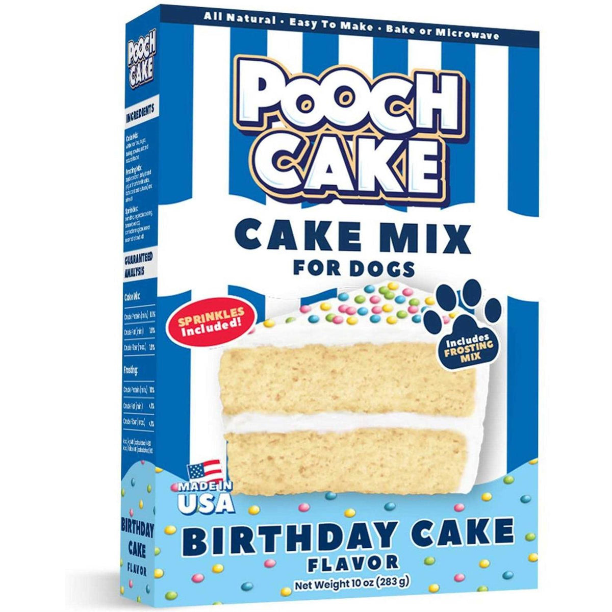 Birthday Cake Mix for Dogs with Sprinkles U128