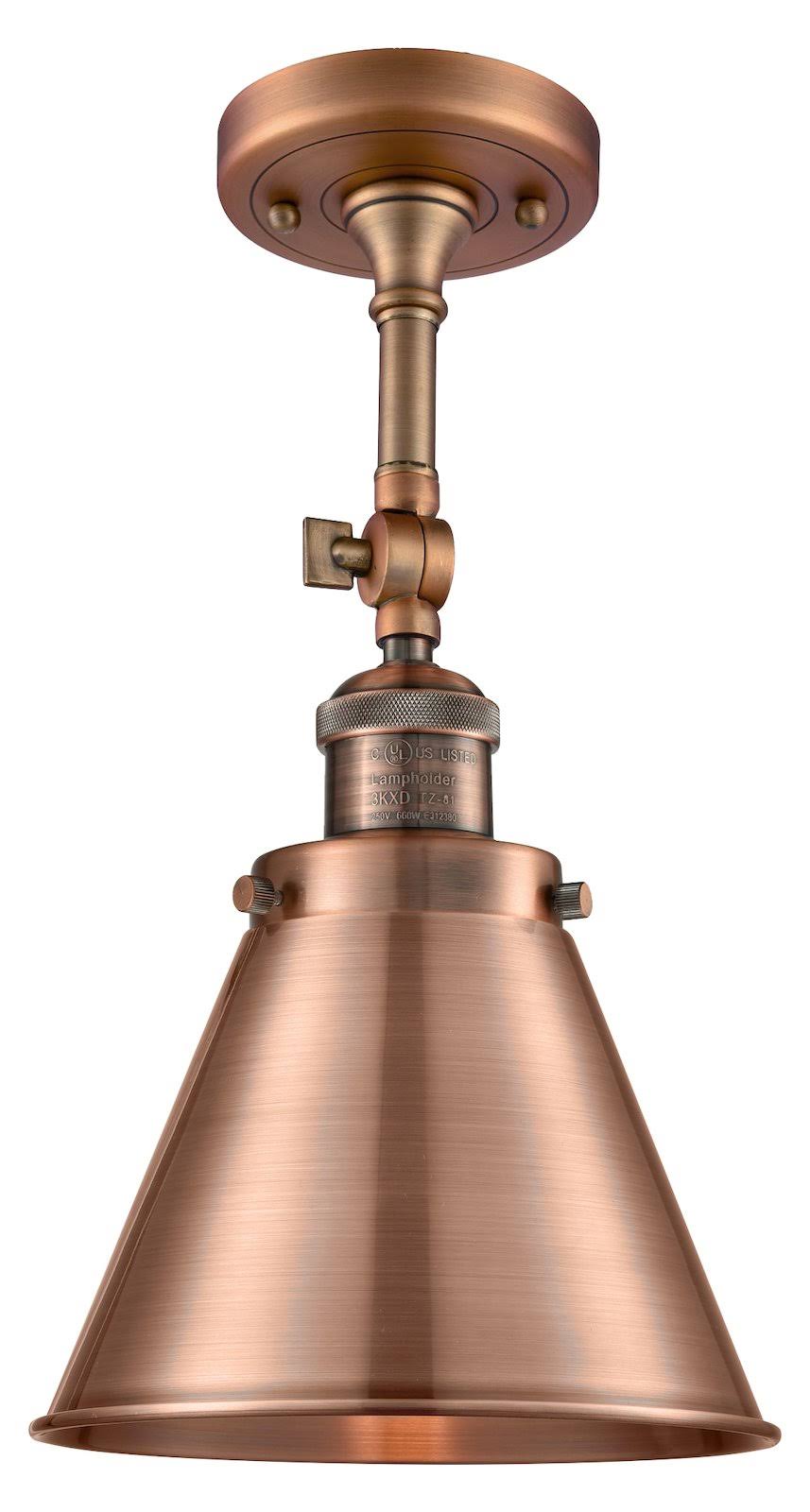 1 Light Semi Flush Mount Y347471