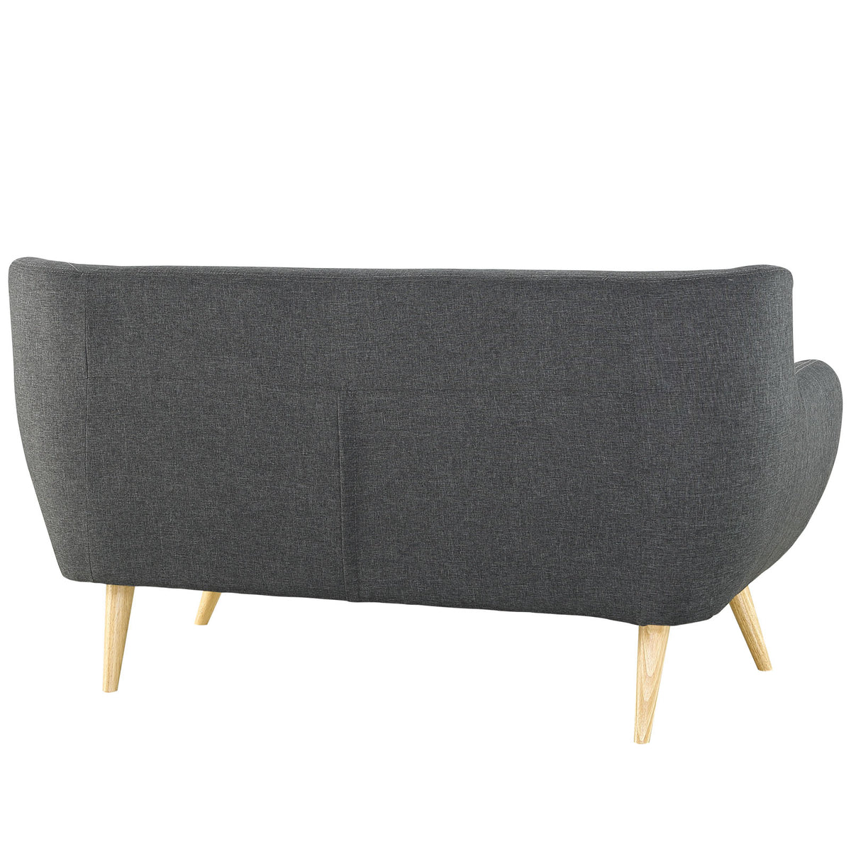 Grey Fabric Plywood Two PCS Living Room Set K6909