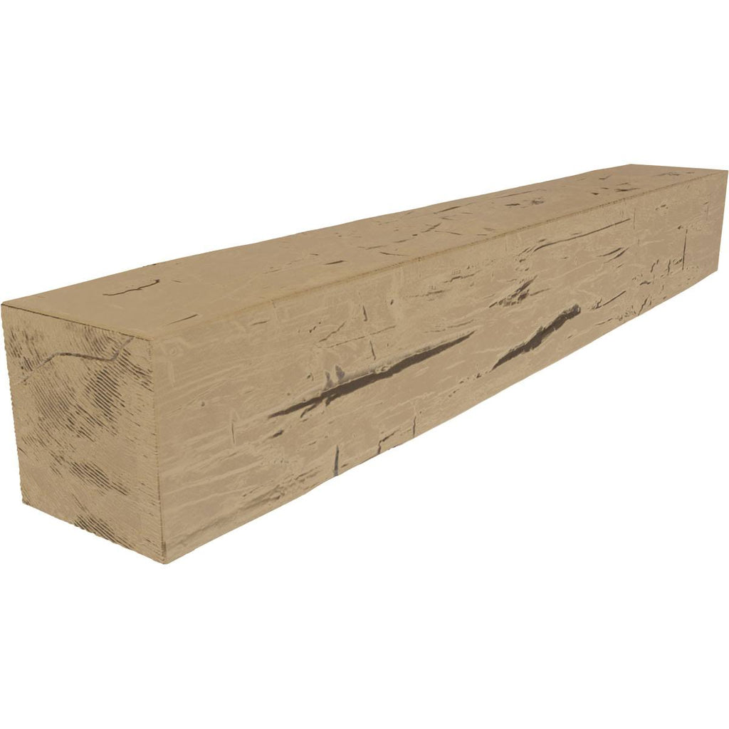 Natural Pine Hand Hewn Fireplace Mantel P124759