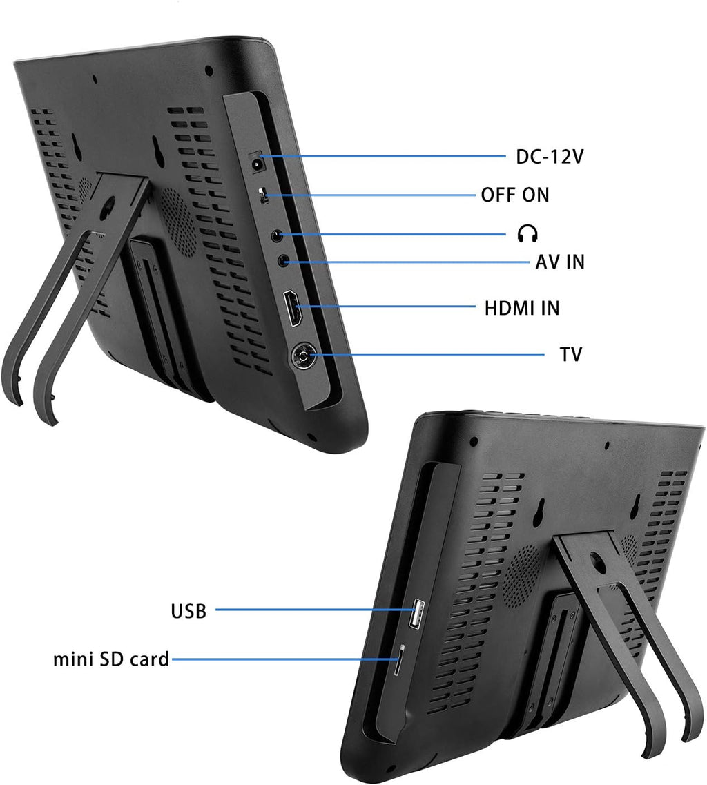 Portable Rechargeable TV with ATSC Tuner R541907