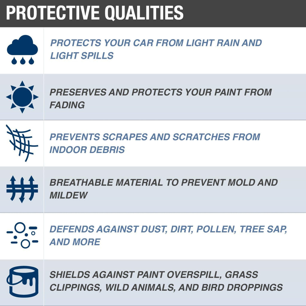 Gray Water Resistant Van Cover Pack of 2 D333054