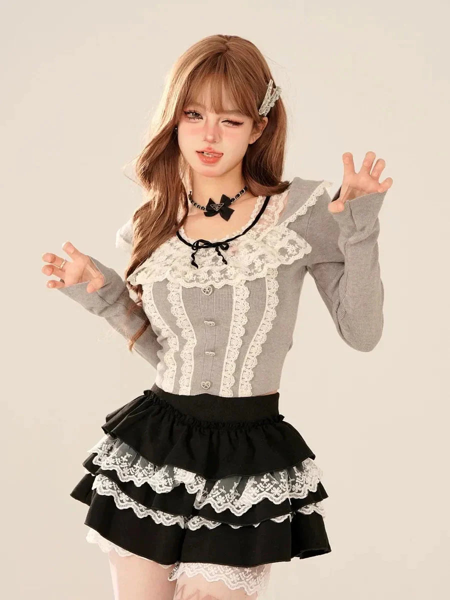 Black & White Skort O569473