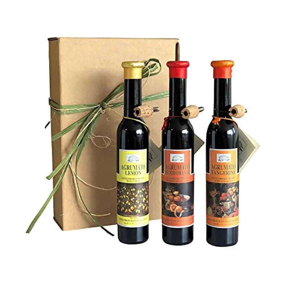 Lemon Tangerine Blood Orange Extra Olive Oil Gift Set I88310