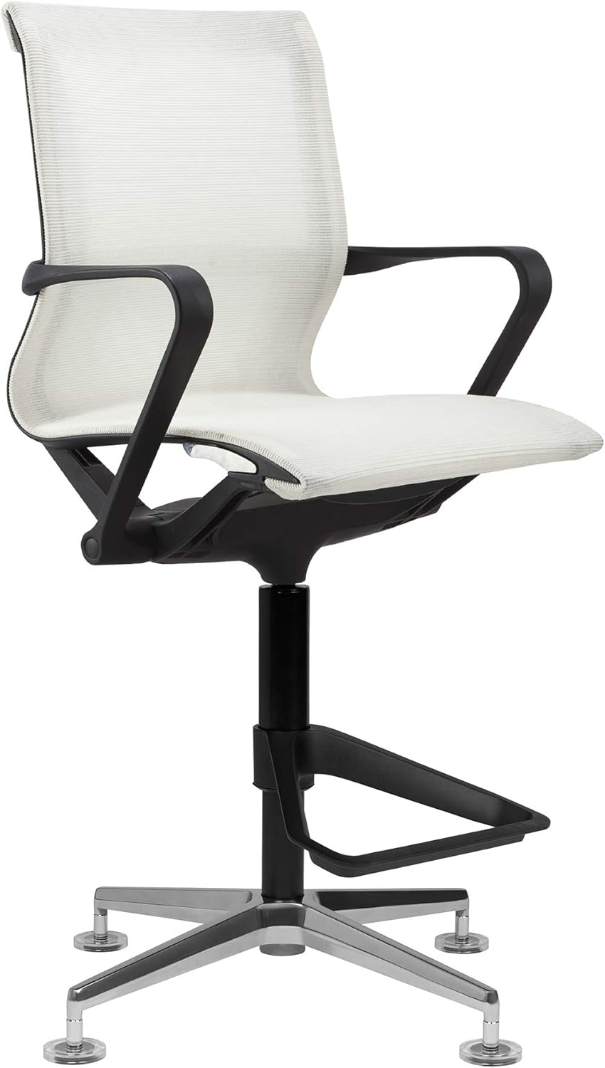 Black Mesh Drafting Chair Y97286