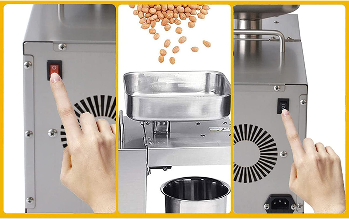 600W Electric Stainless Steel Oil Press Machine D83128
