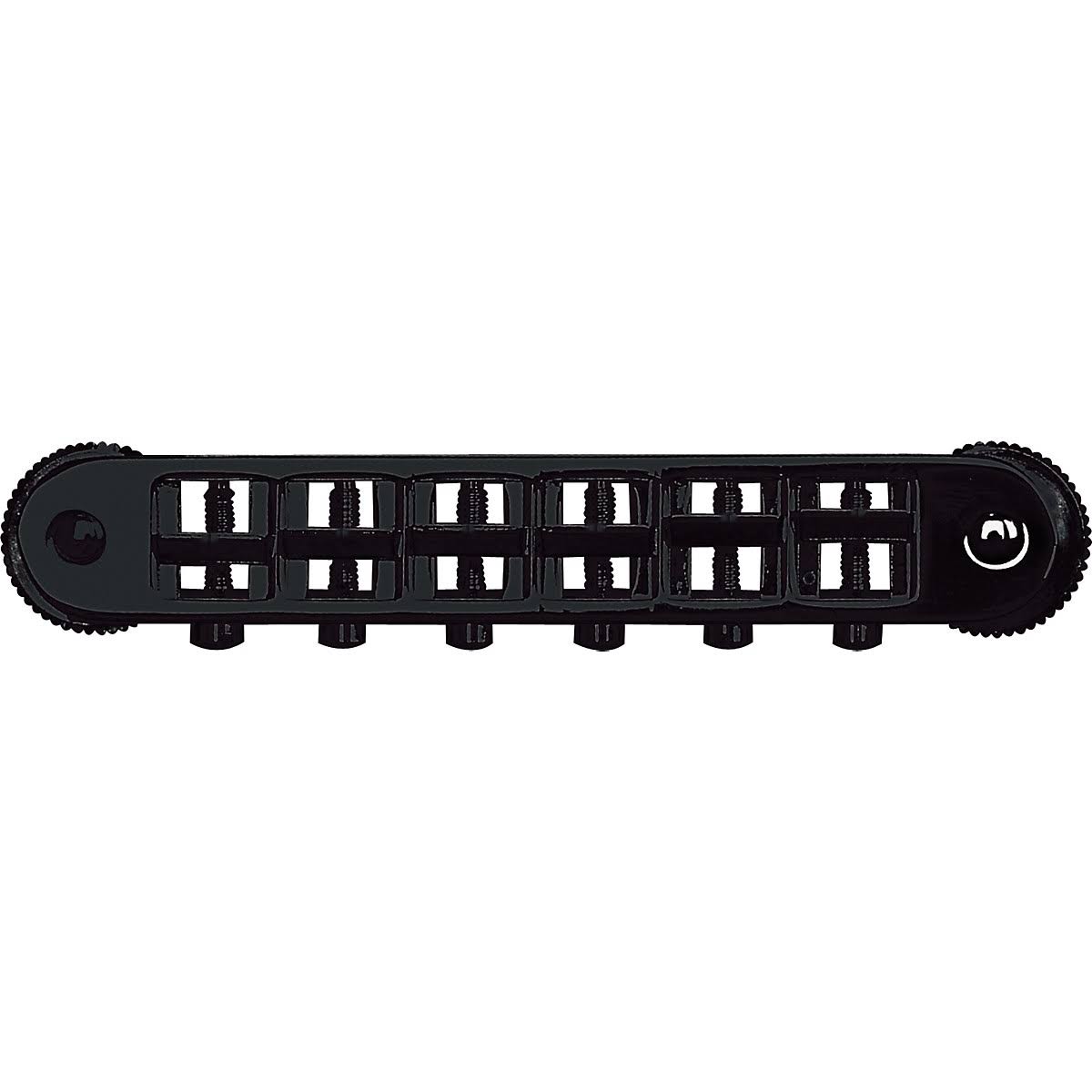 Locking Tune-O-Matic Notched Saddles Black I150376