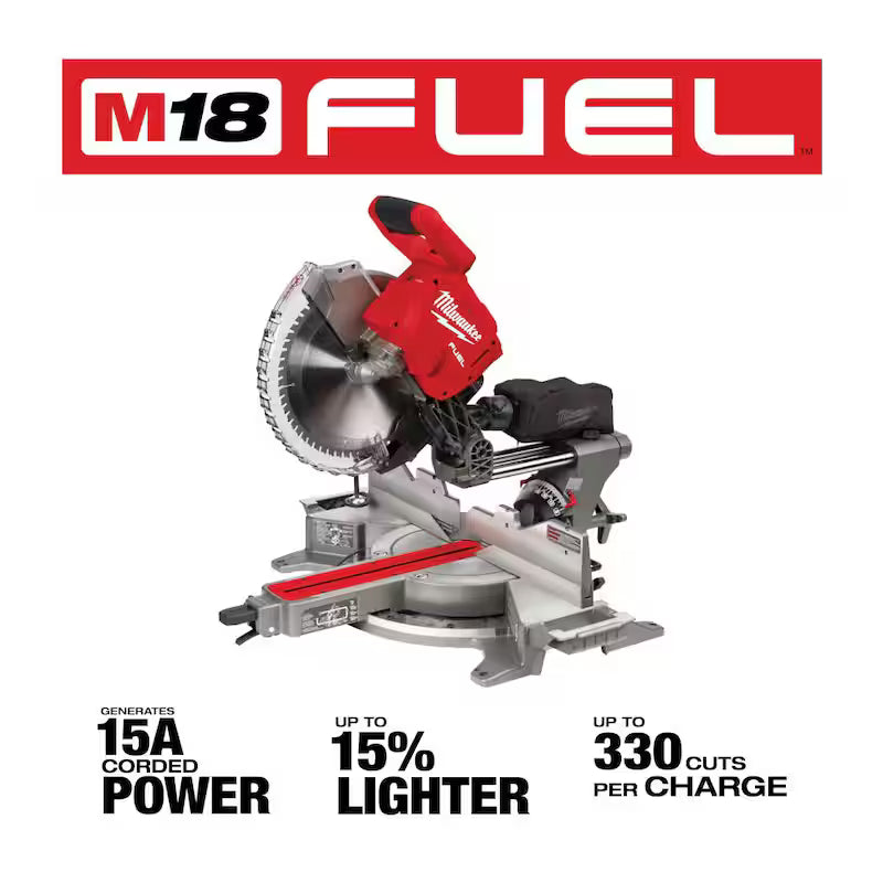18V Lithium-Ion Brushless Cordless 12 in. Dual Bevel Sliding Compound Miter Saw X4291
